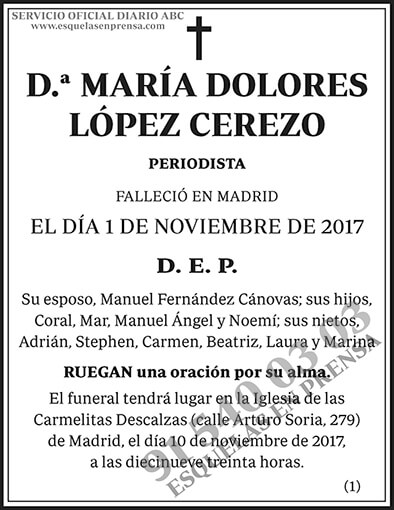 María Dolores López Cerezo